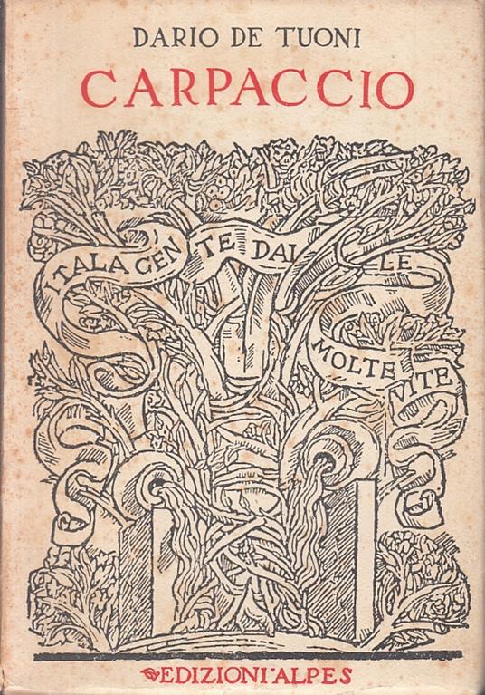 Carpaccio - Dario De Tuoni - copertina