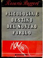 Psicologia E Destino Del Nostro Popolo- Ruggeri- Mondadori