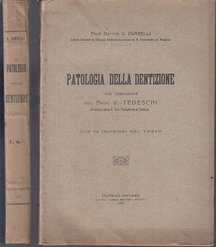 Patologia Della Dentizione Raro- Zambelli- F.Lli Drucker - copertina