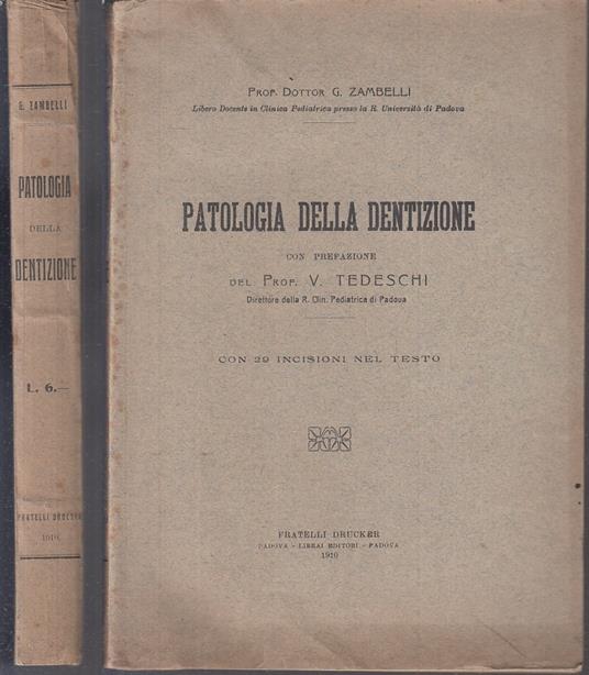 Patologia Della Dentizione Raro- Zambelli- F.Lli Drucker - copertina