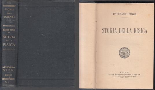 Storia Della Fisica - copertina