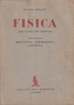 Fisica Vol.1 Meccanica Termologia Acustica