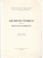 Archivio Storico Province Parmensi Quarta Serie Volume Lix Anno 2007- Zfs540