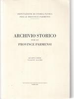 Archivio Storico Province Parmensi Quarta Serie Volume Lvi Anno 2004- Zfs540