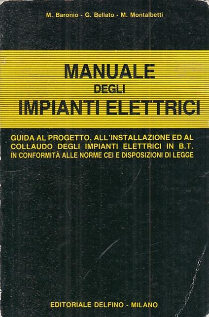 Manuale Degli Impianti Elettrici - copertina