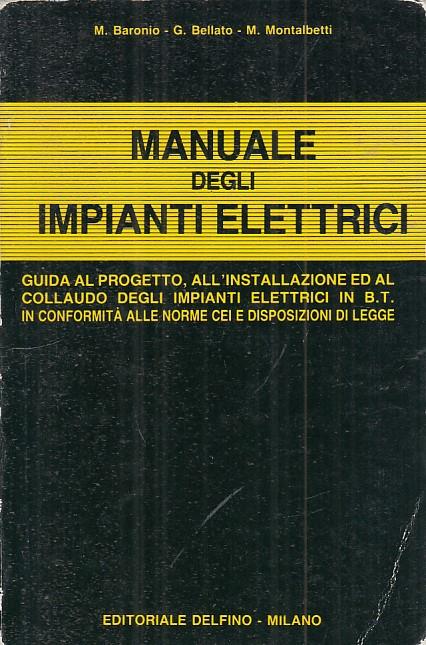 Manuale Degli Impianti Elettrici - copertina