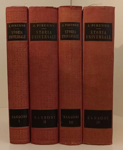 Storia Universale 4 Volumi Opera Completa - Jacques Pirenne - copertina