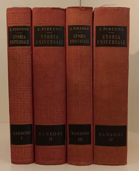 Storia Universale 4 Volumi Opera Completa - Jacques Pirenne - copertina