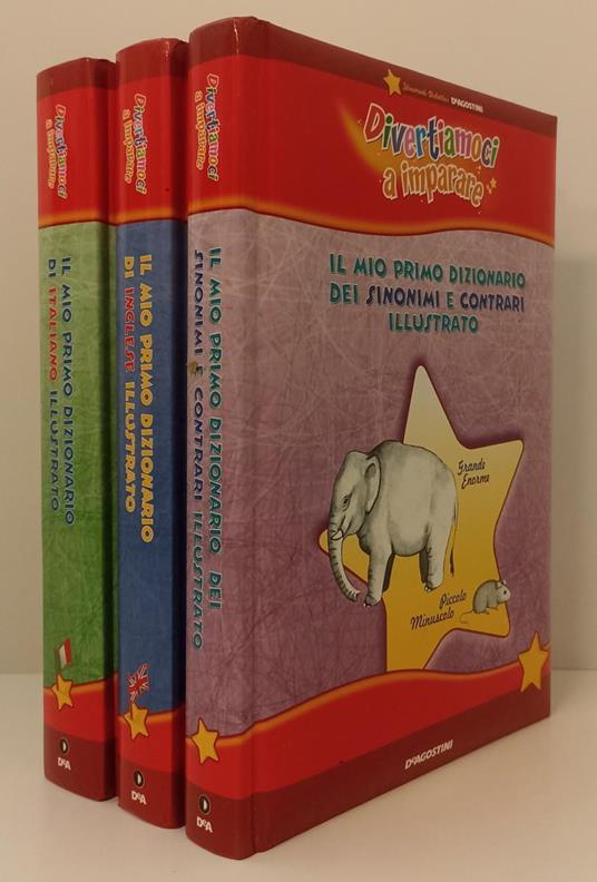 Il Primo Dizionario Illustrato 3 Volumi Inglese Italiano - copertina