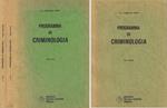 Programma Di Criminologia 2 Voll.