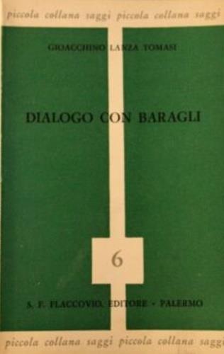 Dialogo con Baragli - Gioacchino Lanza Tomasi - copertina