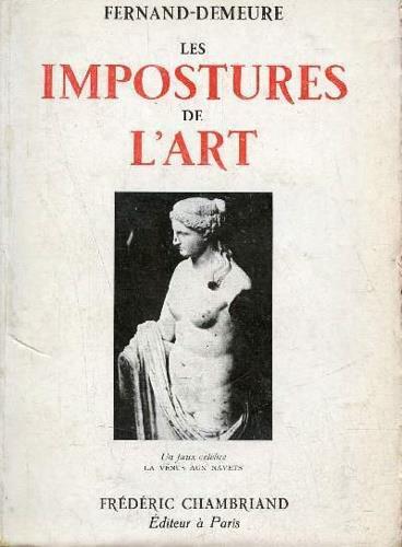 Les impostures de l'art - copertina