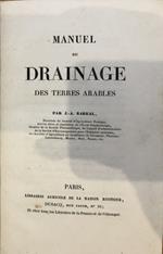 Manuel du drainage des terres arables