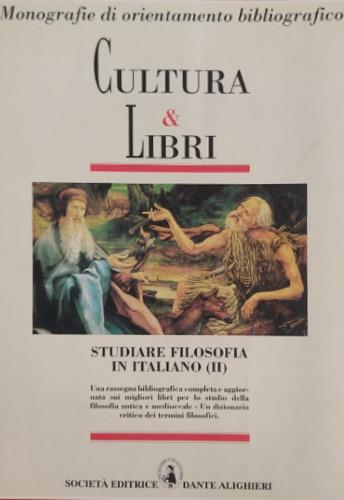 Studiare filosofia in italiano ( II ) . Storia della filosofia antica e medievale - copertina