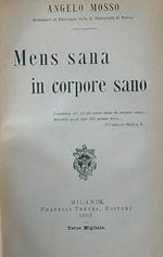 Mens sana in corpore sano