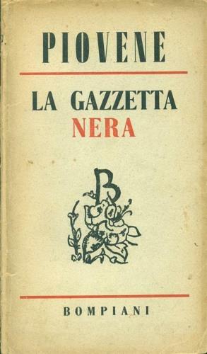 Gazzetta Nera - Guido Piovene - copertina
