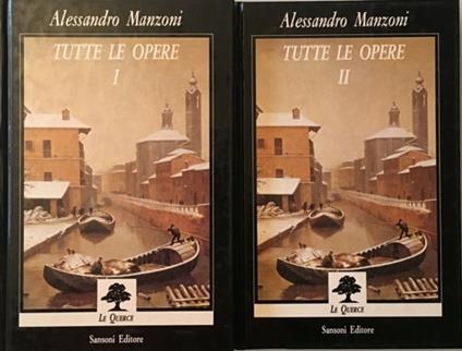 Tutte le Opere - Alessandro Manzoni - copertina