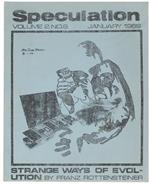 Speculation. Vol. 2 - No. 8 - Issue 20. January 1969. - Weston Peter. - 1969