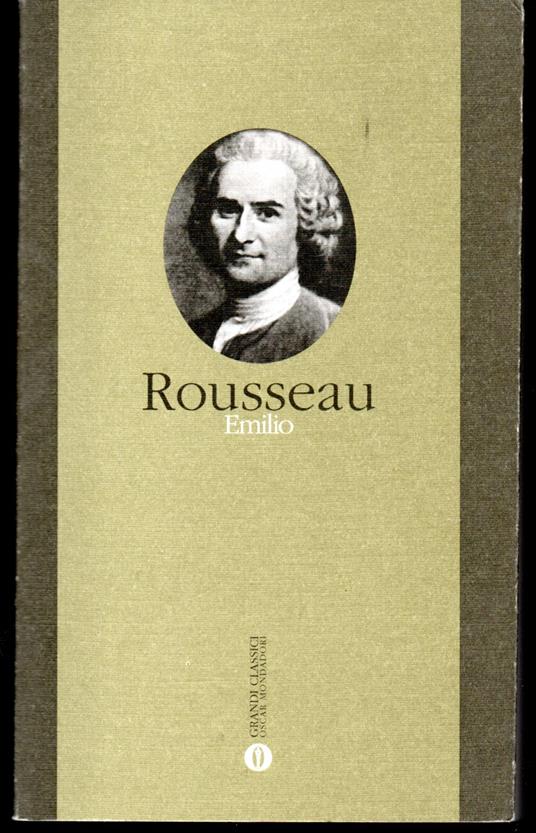 Emilio o Dell'educazione A cura di Paolo Massimi - Jean-Jacques Rousseau - copertina