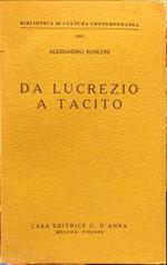 Da Lucrezio a Tacito