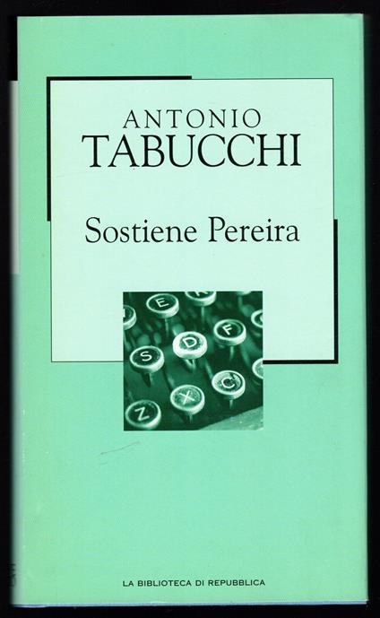 Sostiene Pereira - Antonio Tabucchi - copertina