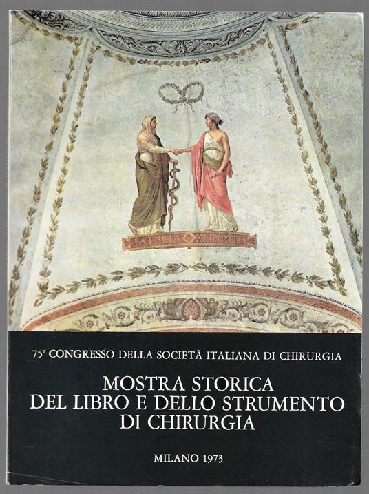 Mostra storica del libro e dello strmento di chirurgia - copertina