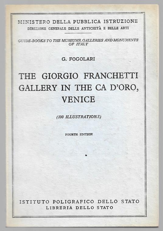 The Giorgio Franchetti gallery in the Ca D'Oro Venice - copertina