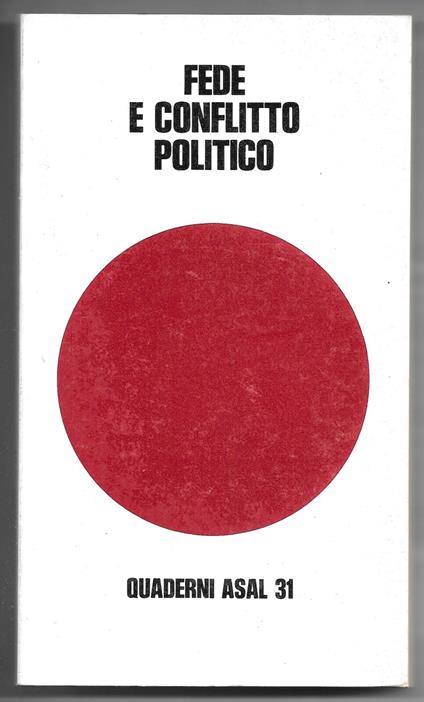 Fede e conflitto politico - copertina