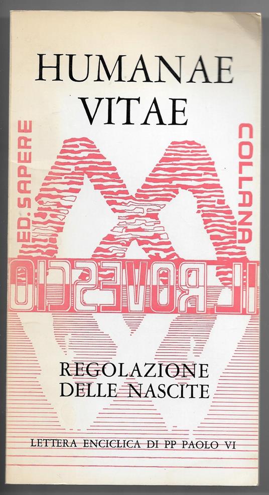 Humana vitae - Regolazione delle nascite - Paolo VI - copertina