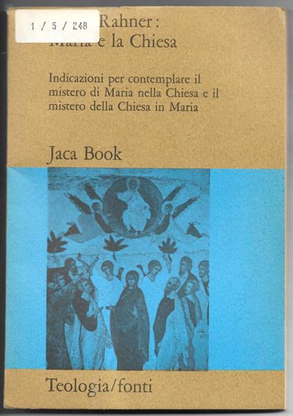 Indicazioni per contemplare il mistero di Maria.. - Hugo Rahner - copertina