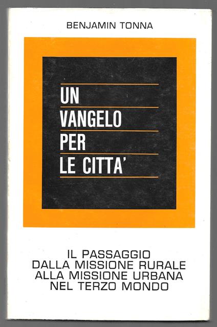 Un Vangelo per le città - Il passaggio dalla missione.. - copertina