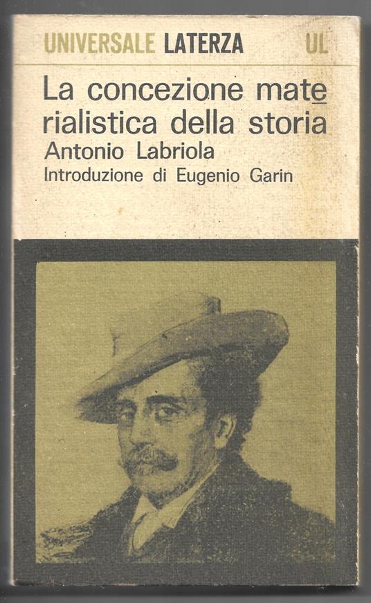 La concezione materialistica della storia - Antonio Labriola - copertina
