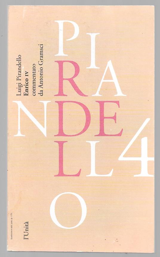 Enrico V - Luigi Pirandello - copertina