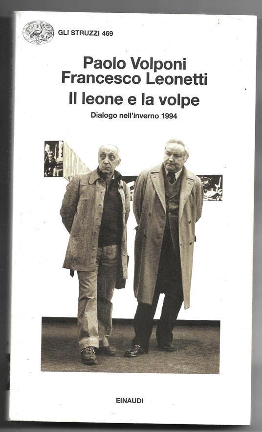 Il leone e la volpe - Dialogo nell'inverno 1994 - copertina