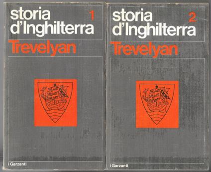 Storia d'Inghilterra - 2 Voll - George M. Trevelyan - copertina