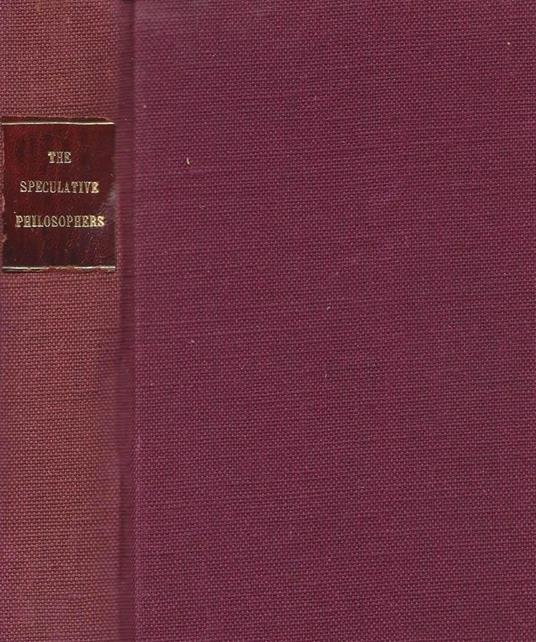 Man and Spirit: The Speculative Philosophers - copertina