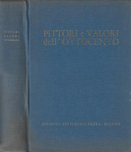 Pittori e valori dell'Ottocento - copertina