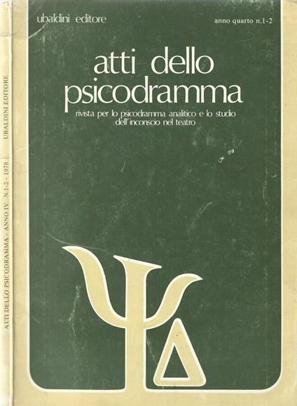 Atti dello psicodramma - copertina