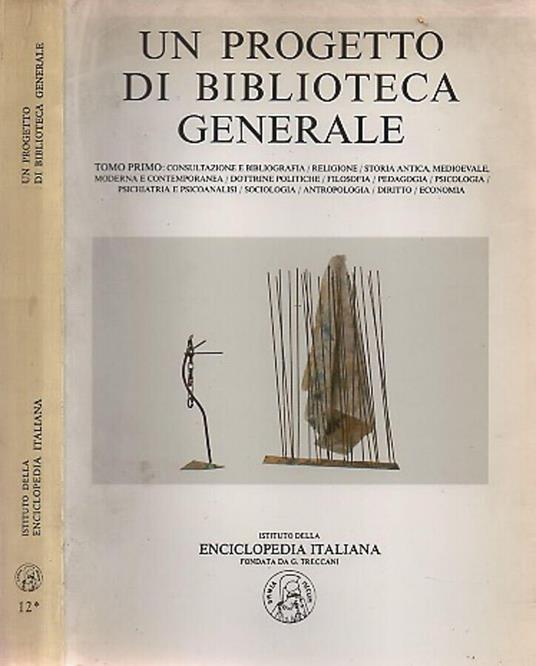 Un progetto di biblioteca generale - copertina