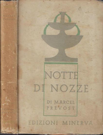 Notte di nozze - Marcel Prévost - copertina
