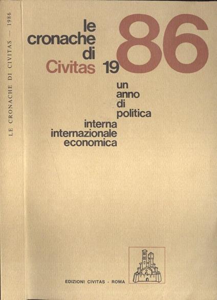 Le cronache di Civitas 1986 - copertina