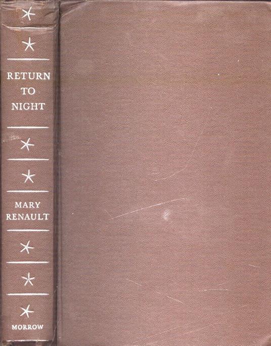 Return to night - Mary Renault - copertina