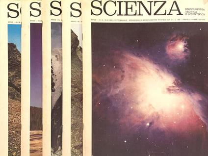 Scienza. Enciclopedia Tecnica e Scientifica. Anno I - 1966 - N. 2-23-24-25-26 - copertina