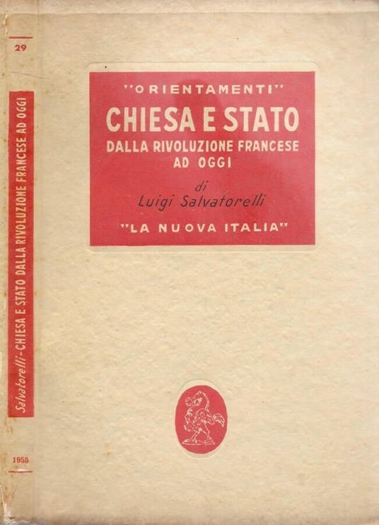 Chiesa e Stato - Luigi Salvatorelli - copertina