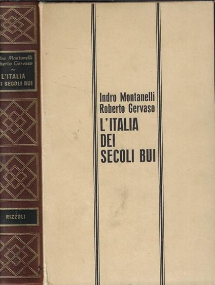 L' Italia dei secoli bui - copertina