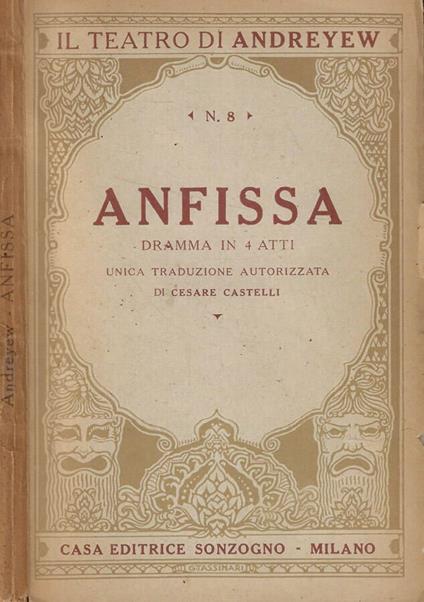 Anfissa - Leonid Andreev - copertina