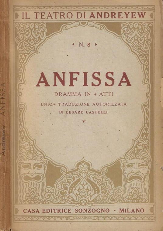 Anfissa - Leonid Andreev - copertina