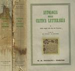 Antologia della critica letteraria. Vol.I, II