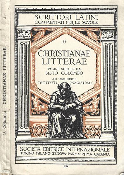 Christianae litterae - copertina