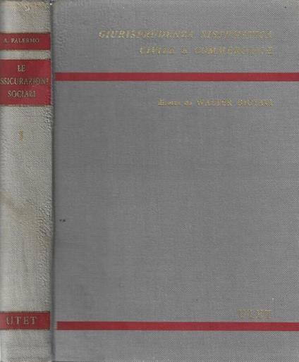 Le assicurazioni sociali - Antonio Palermo - copertina